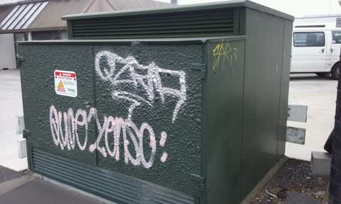 Graffiti, a report photo