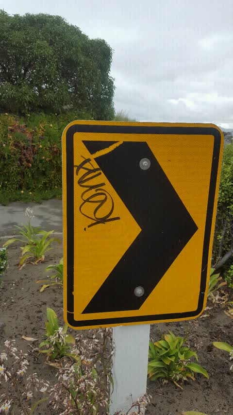 Graffiti, a report photo