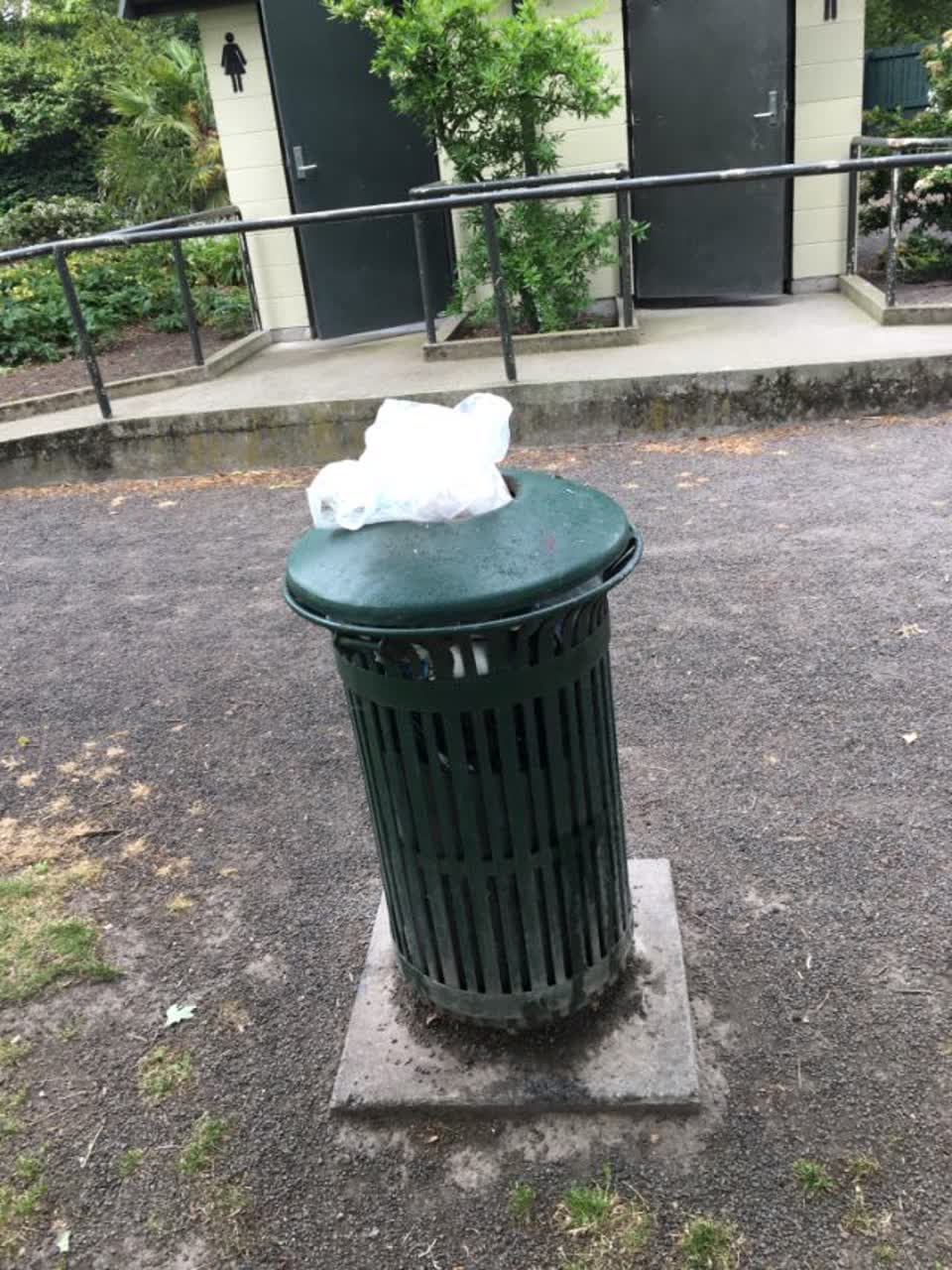 The photograph attached to this rubbish/recycling report
