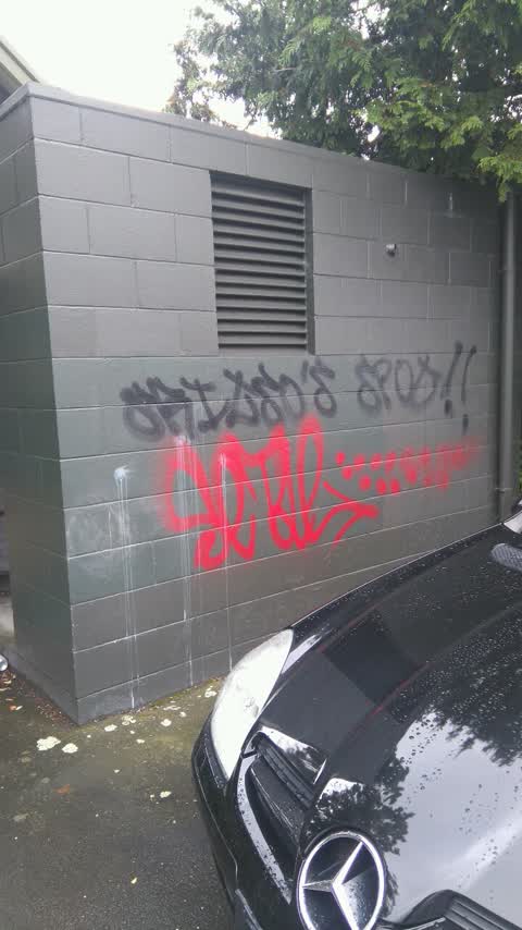 Graffiti, a report photo