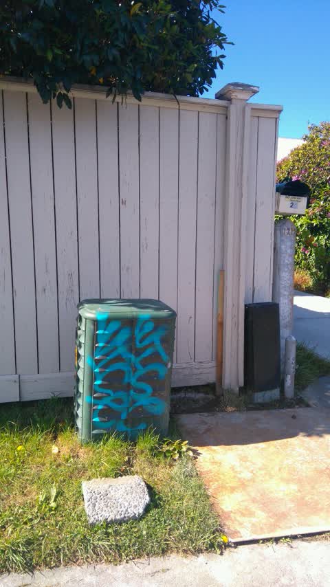 Graffiti, a report photo