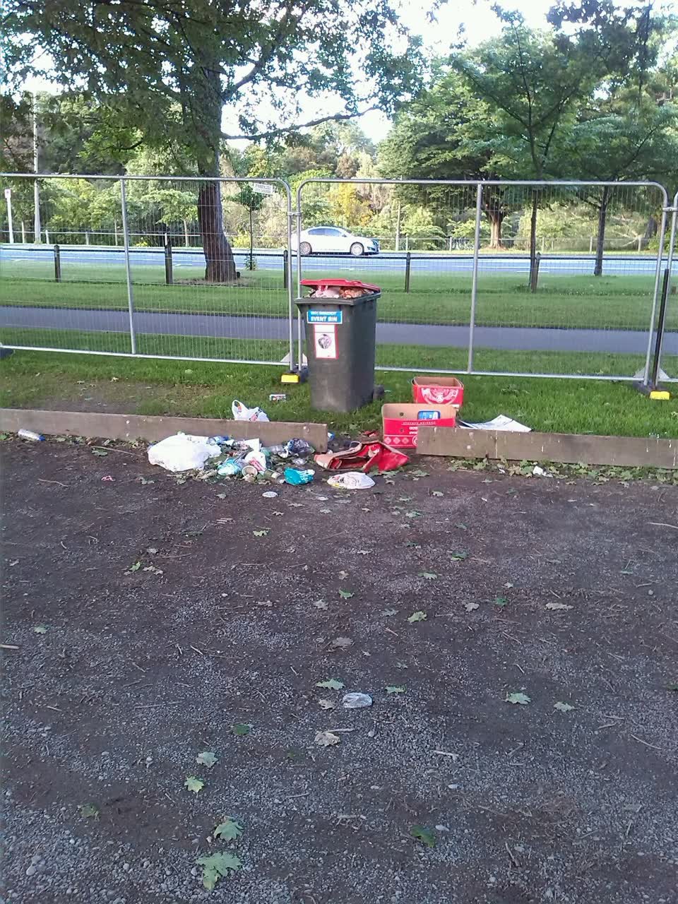 The photograph attached to this rubbish/recycling report