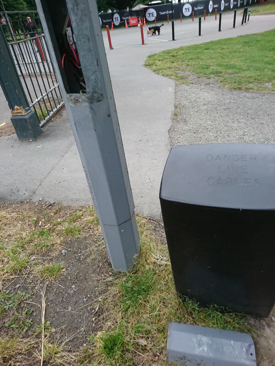 The photograph attached to this parks report