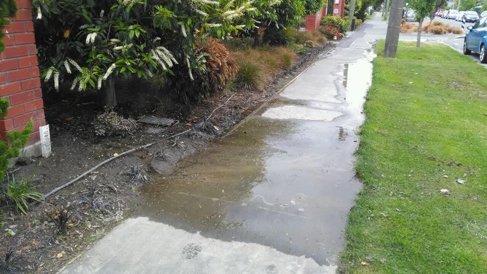 The photograph attached to this water supply report