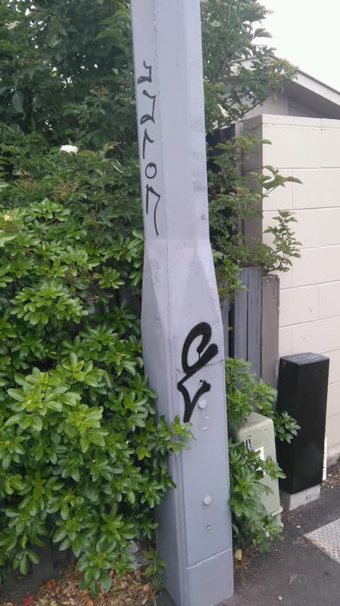 Graffiti, a report photo