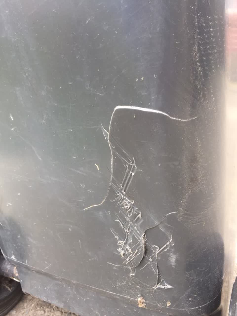 The photograph attached to this rubbish/recycling report