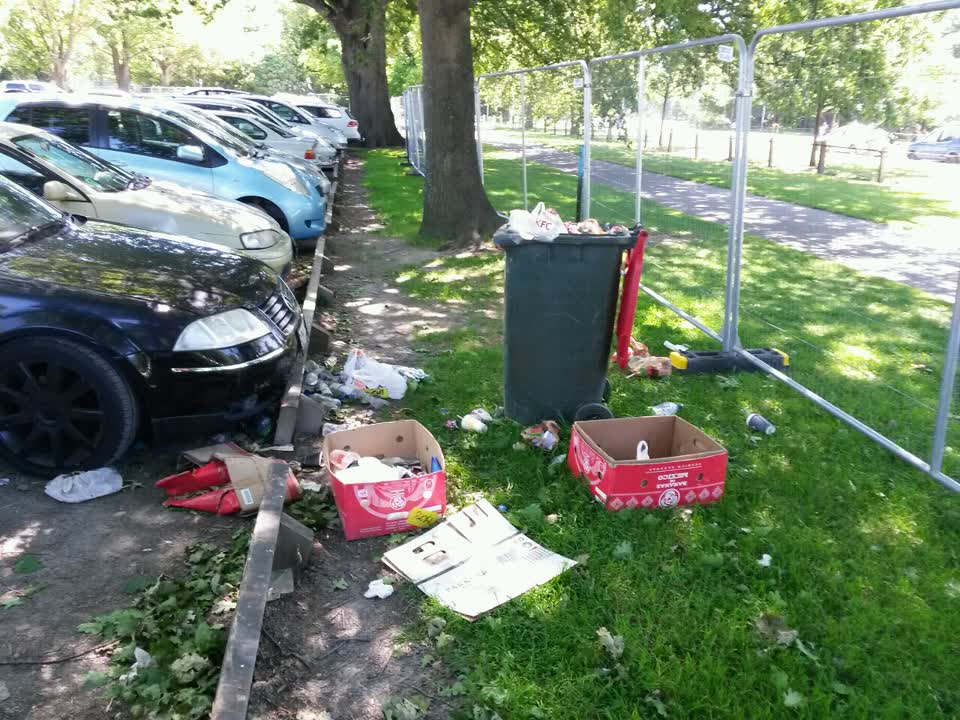 The photograph attached to this parks report