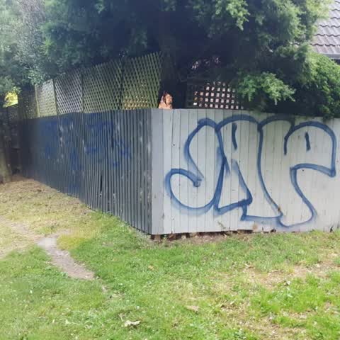 Graffiti, a report photo