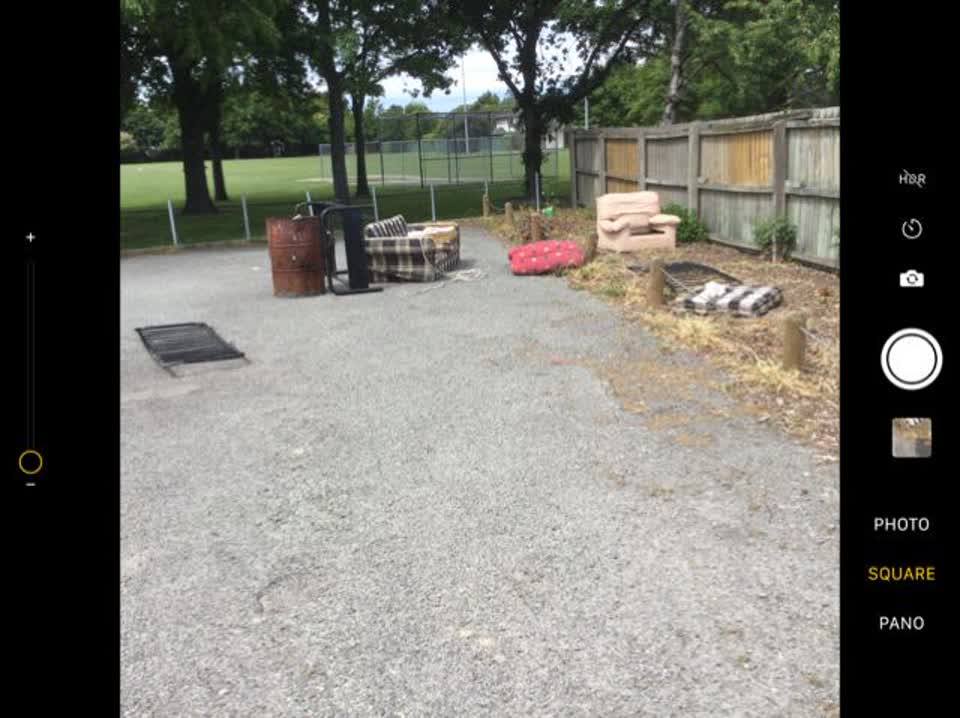 The photograph attached to this parks report