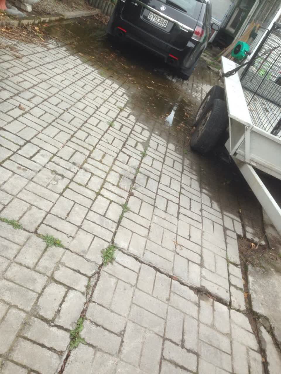 The photograph attached to this wastewater/stormwater report