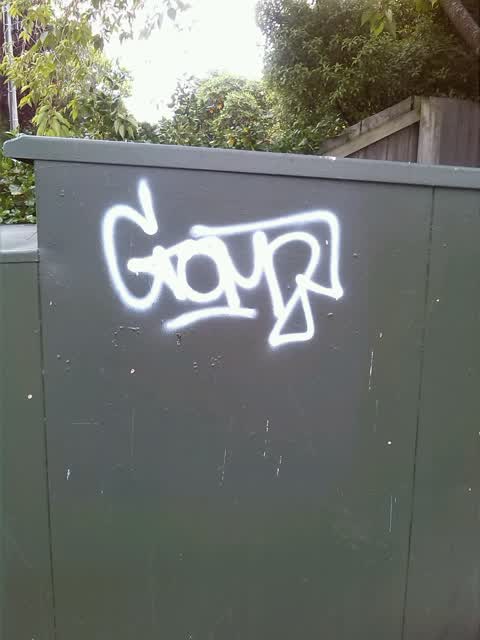 Graffiti, a report photo