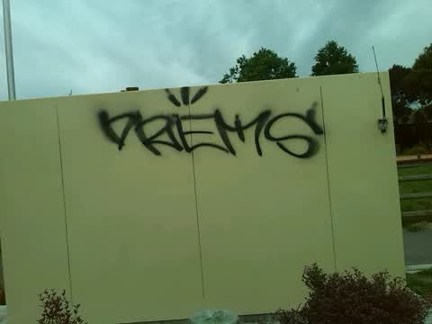 Graffiti, a report photo