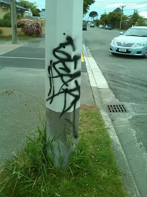 Graffiti, a report photo