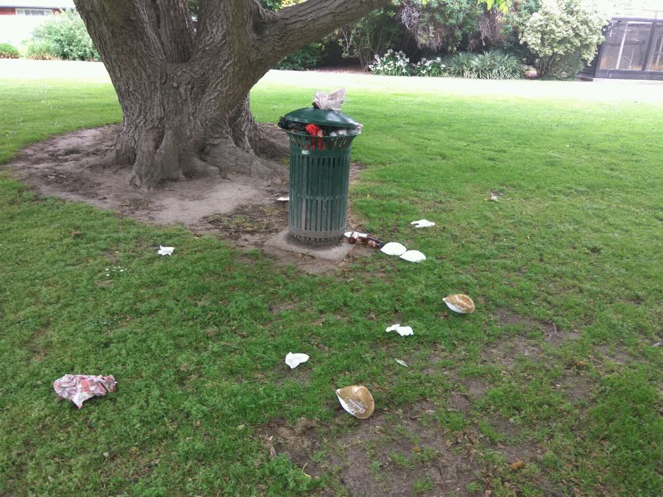 The photograph attached to this parks report
