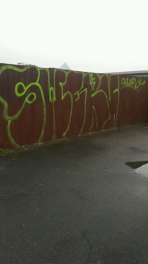 Graffiti, a report photo