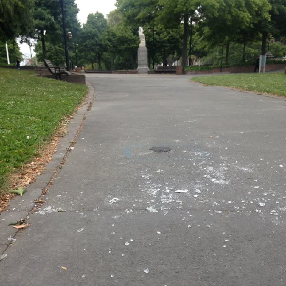 The photograph attached to this parks report