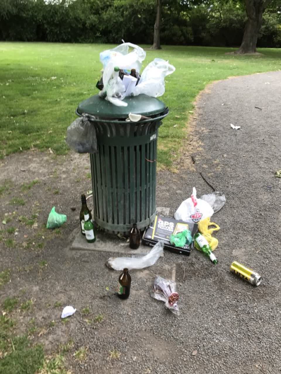 The photograph attached to this parks report
