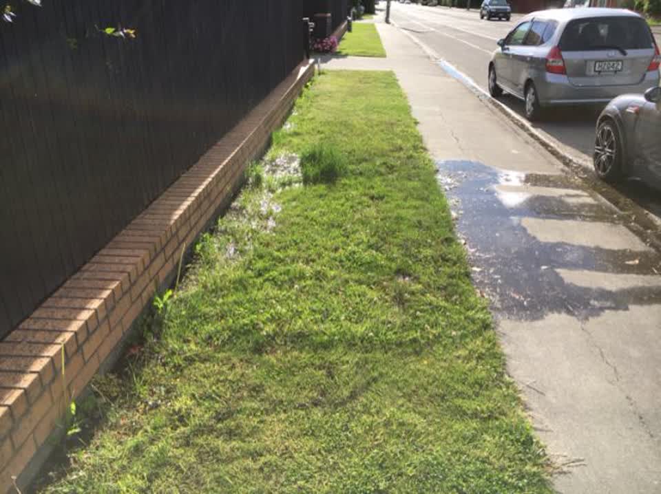 The photograph attached to this water supply report