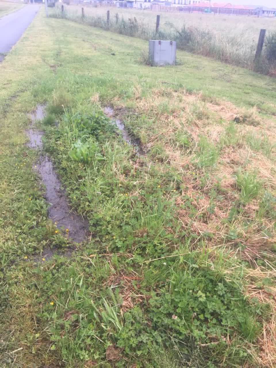 The photograph attached to this water supply report