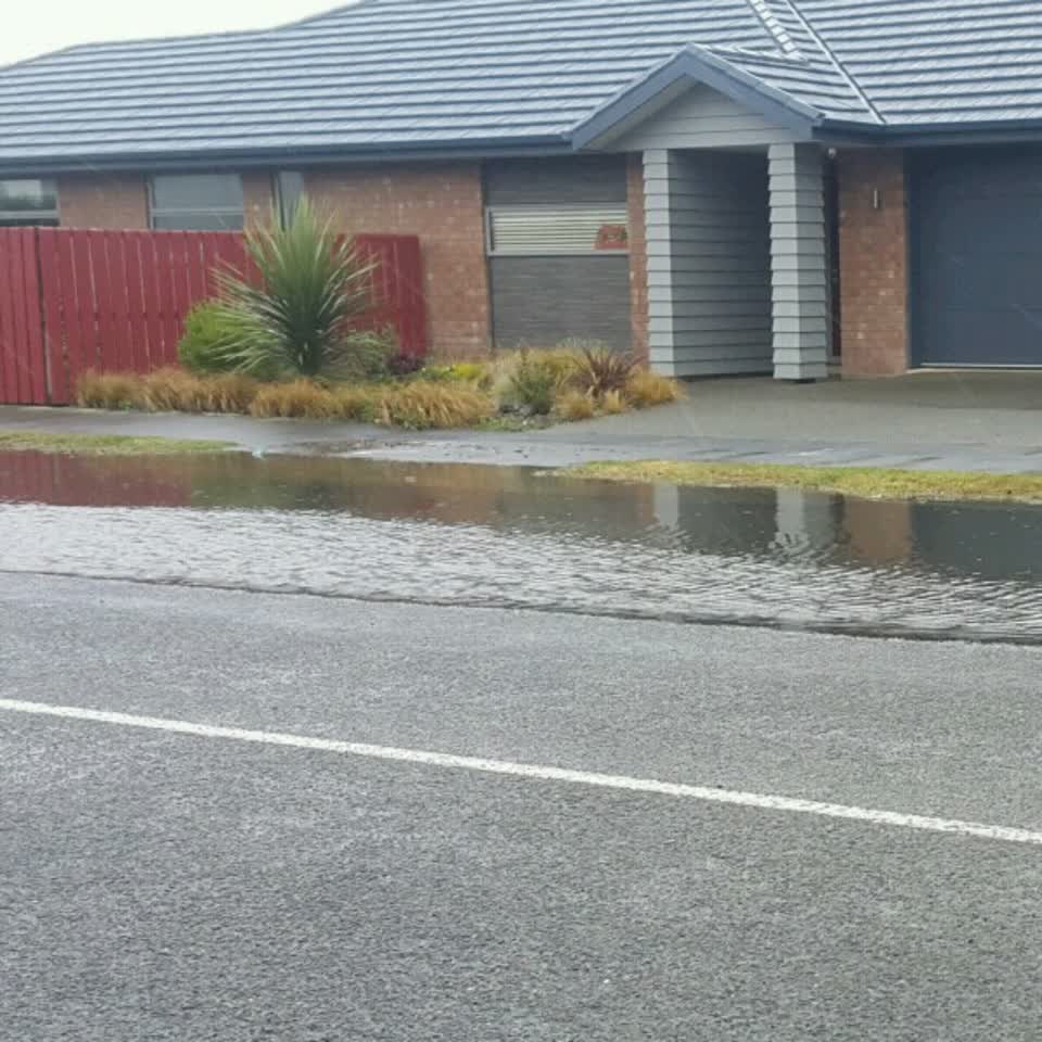 The photograph attached to this wastewater/stormwater report