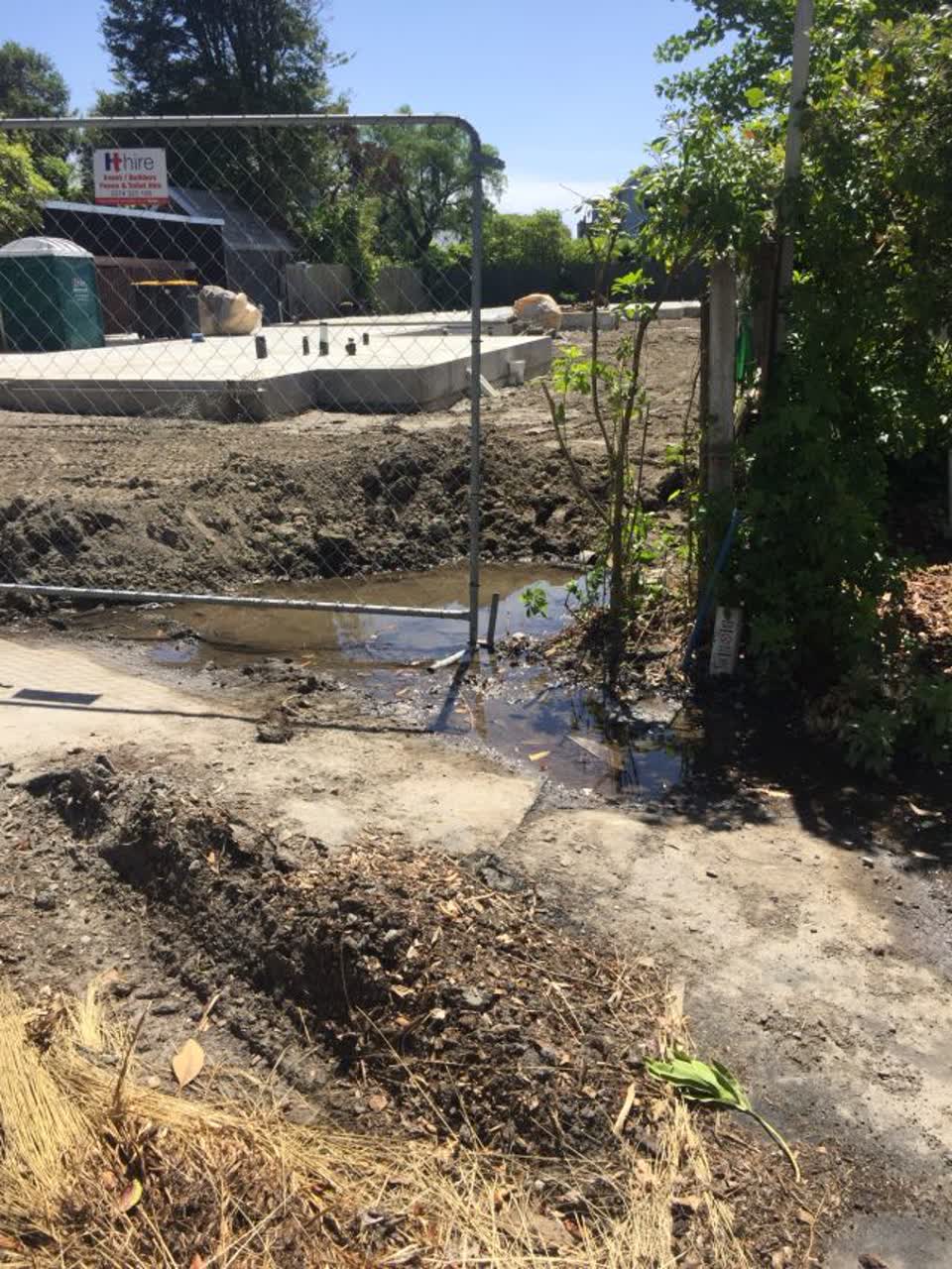 The photograph attached to this water supply report