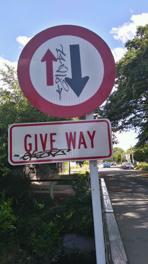 Graffiti, a report photo