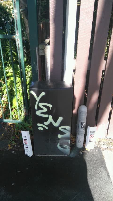 Graffiti, a report photo