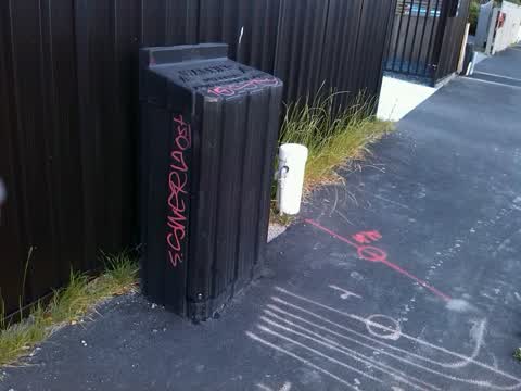 Graffiti, a report photo