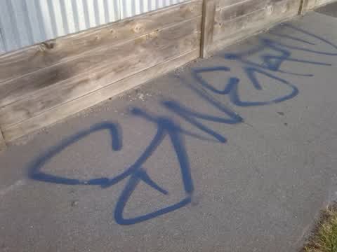 Graffiti, a report photo