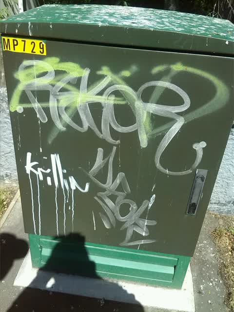 Graffiti, a report photo
