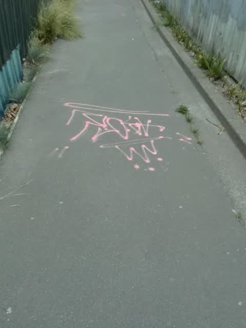 Graffiti, a report photo