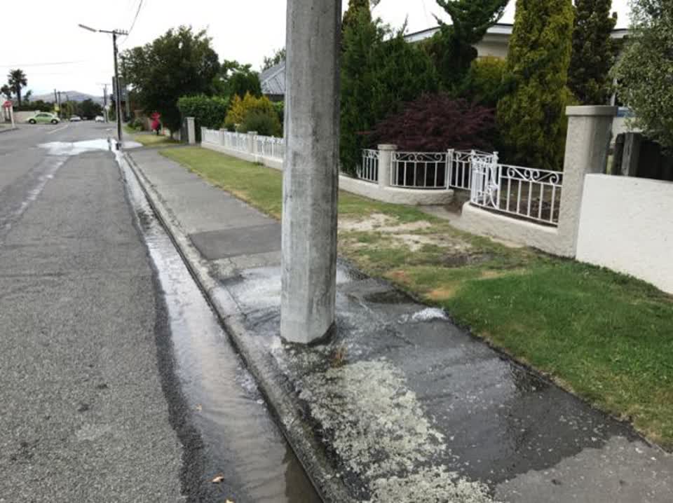 The photograph attached to this water supply report