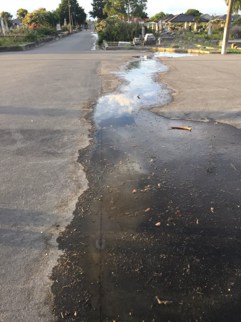 The photograph attached to this water supply report