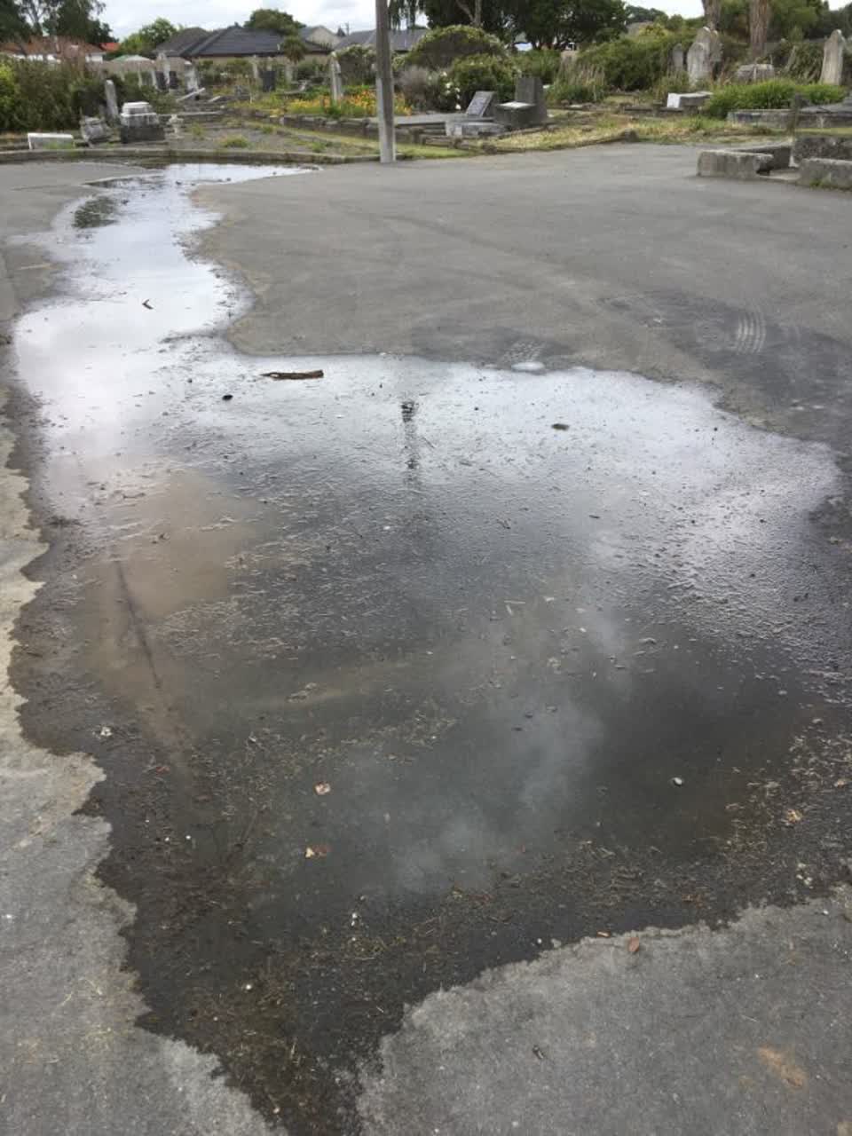 The photograph attached to this water supply report
