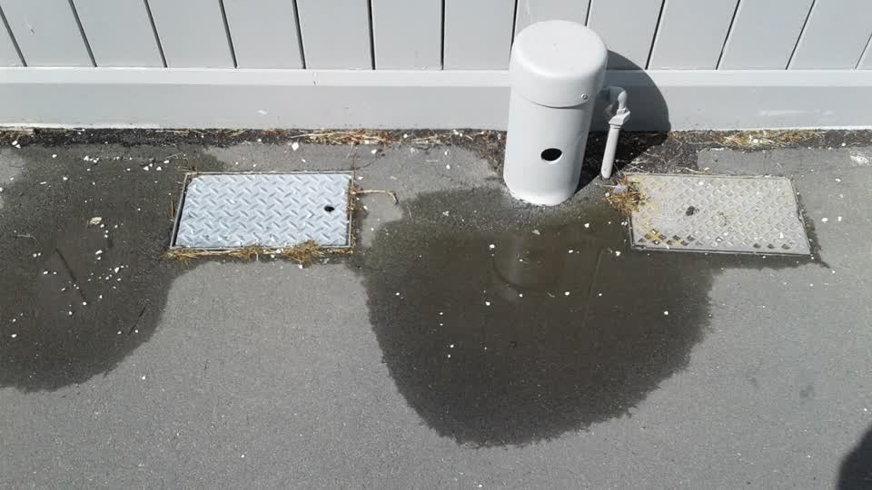 The photograph attached to this water supply report