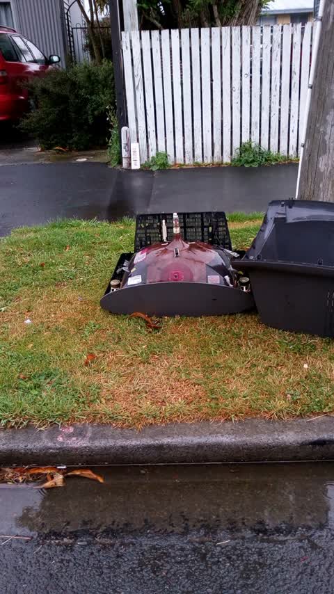 Rubbish/Recycling, a report photo