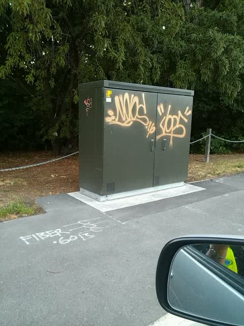 Graffiti, a report photo