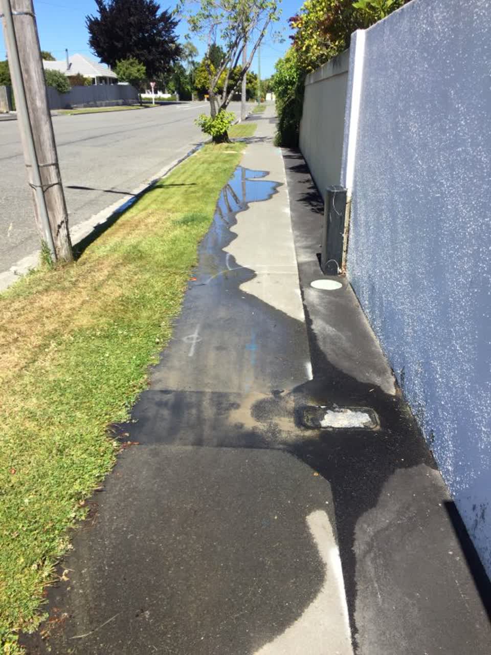 The photograph attached to this water supply report