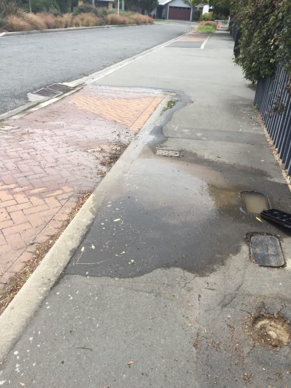The photograph attached to this water supply report