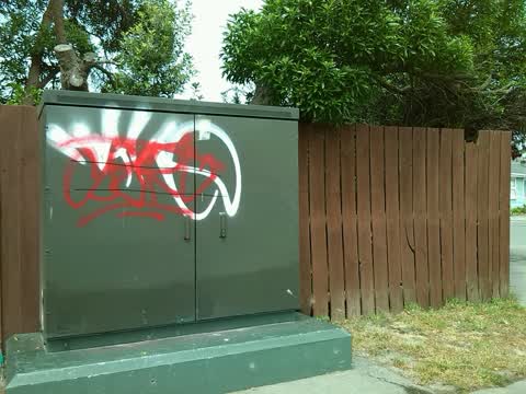 Graffiti, a report photo