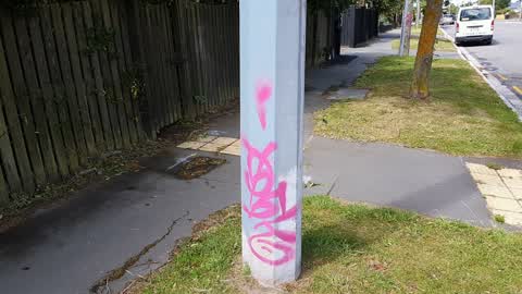 Graffiti, a report photo