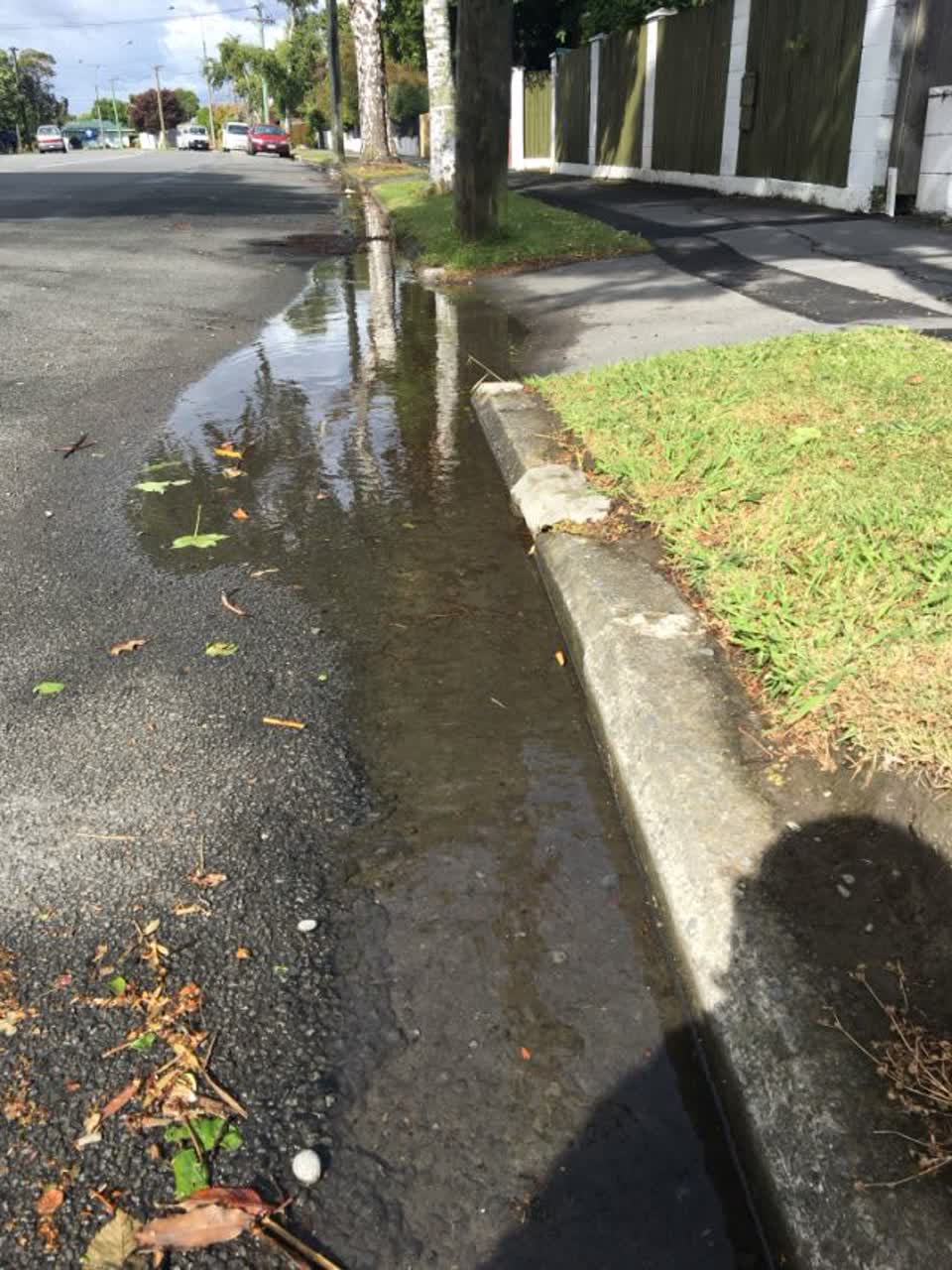 The photograph attached to this wastewater/stormwater report