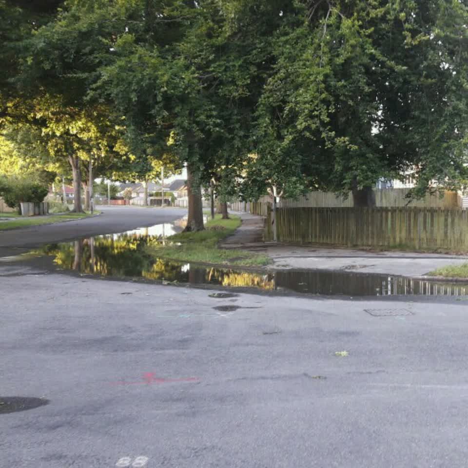 The photograph attached to this wastewater/stormwater report