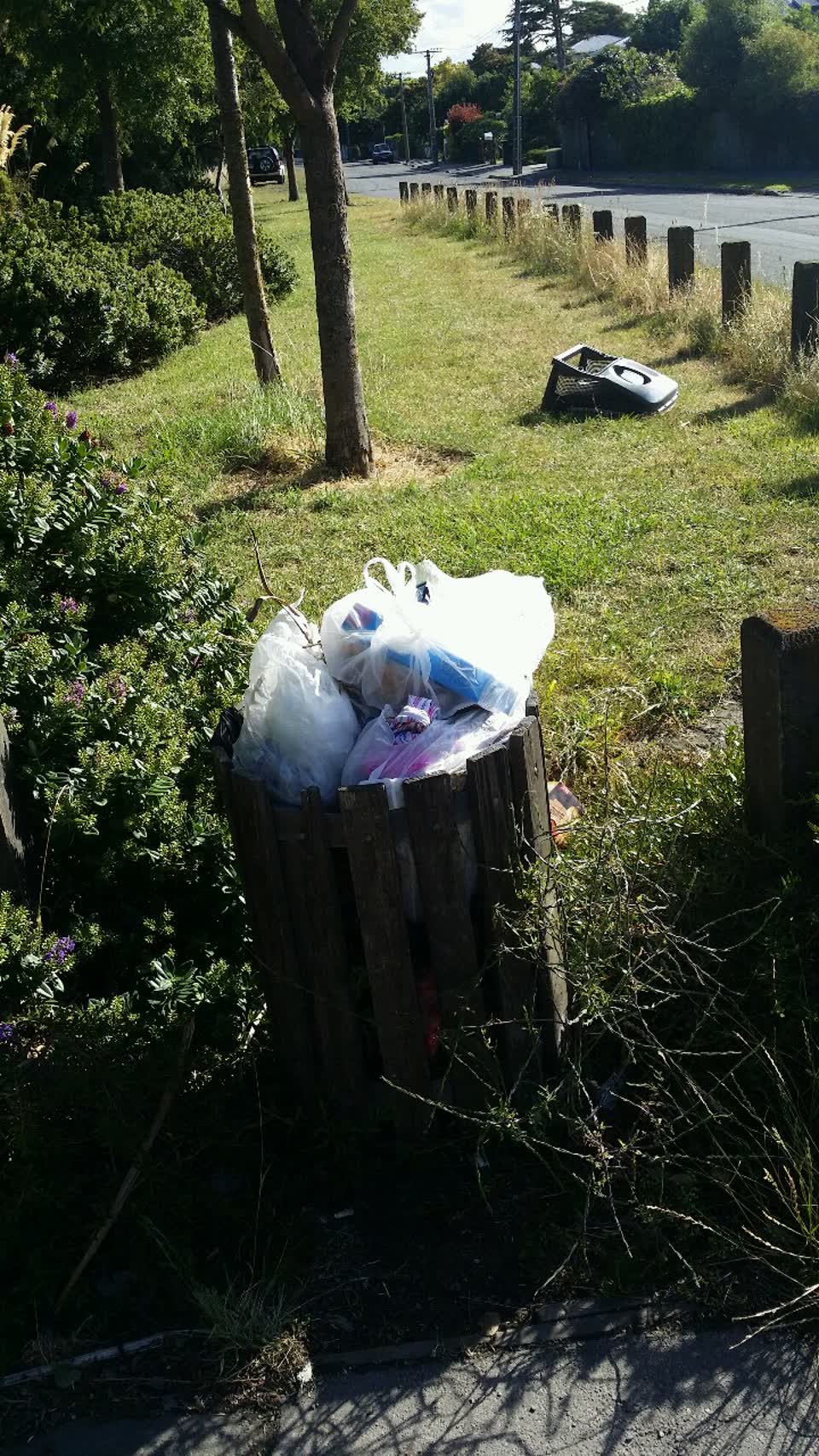 The photograph attached to this rubbish/recycling report