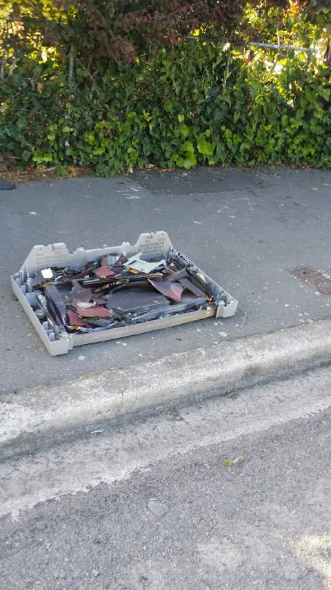 Rubbish/Recycling, a report photo