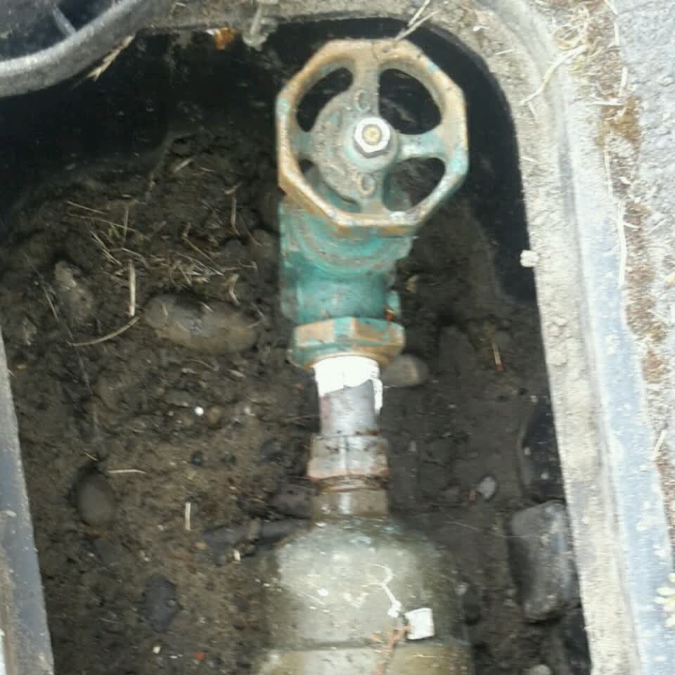 The photograph attached to this water supply report