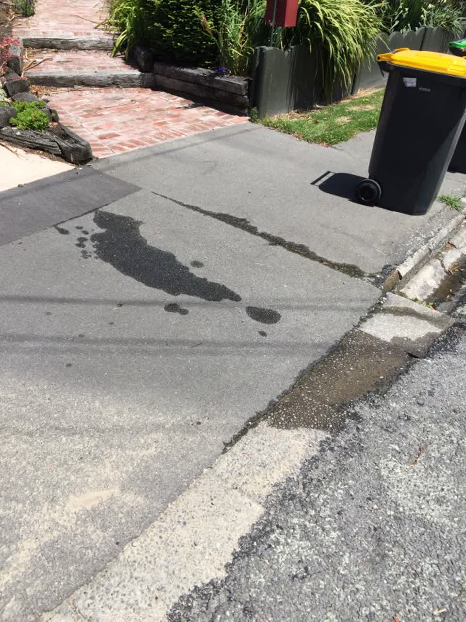 The photograph attached to this wastewater/stormwater report