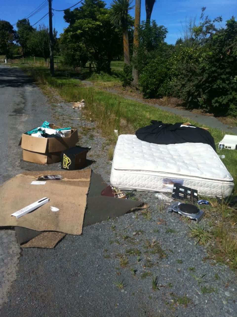 The photograph attached to this rubbish/recycling report