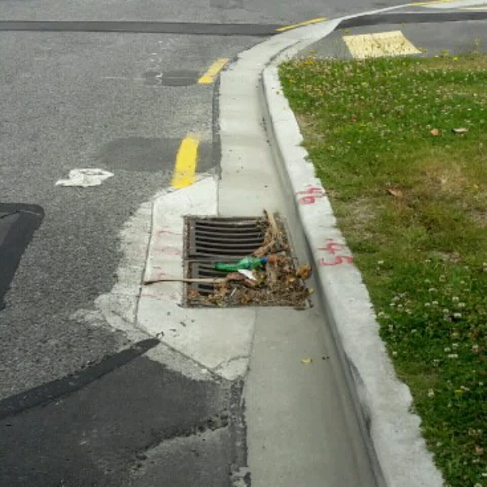 The photograph attached to this wastewater/stormwater report