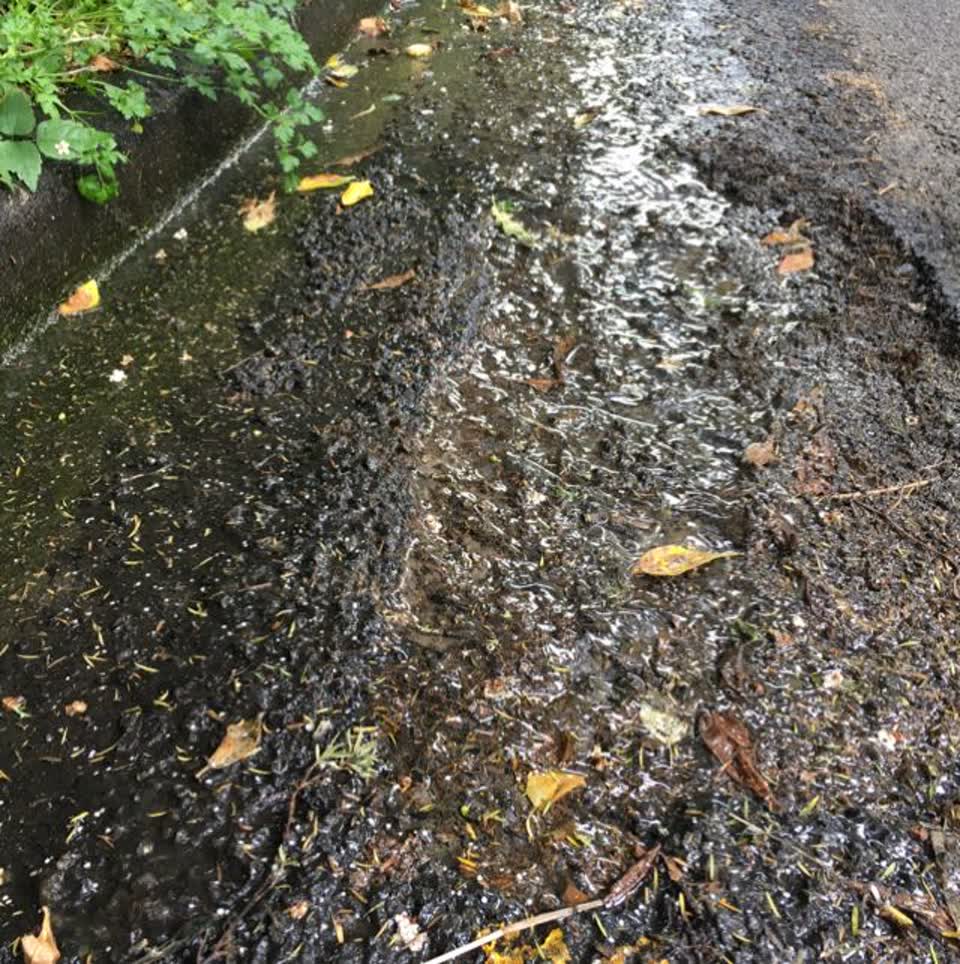 The photograph attached to this water supply report